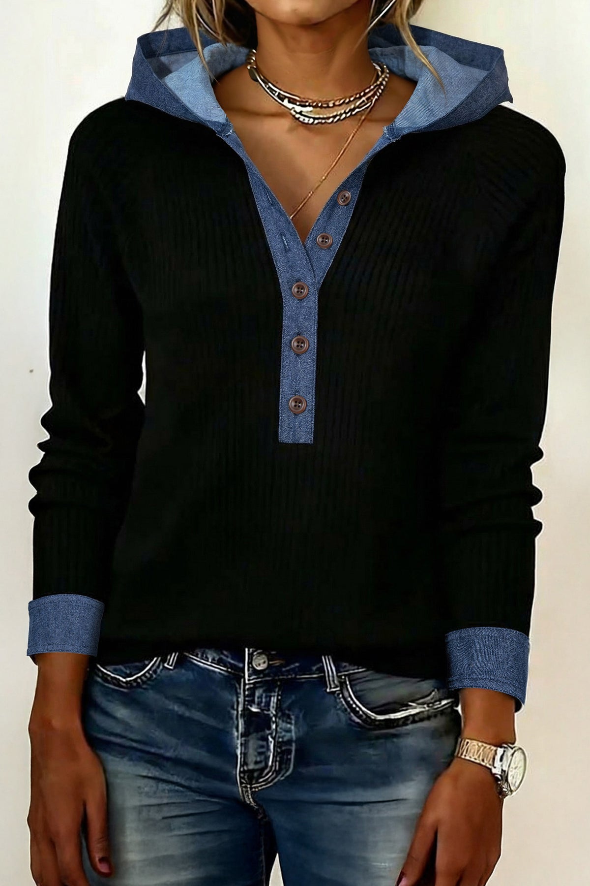 Brooklyn Hooded Top