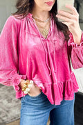 Rosa Ruffle Top