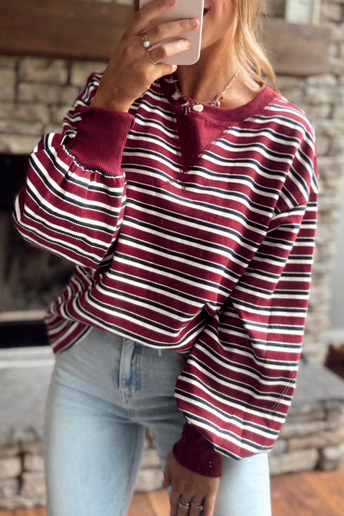 Emery Stripe Top