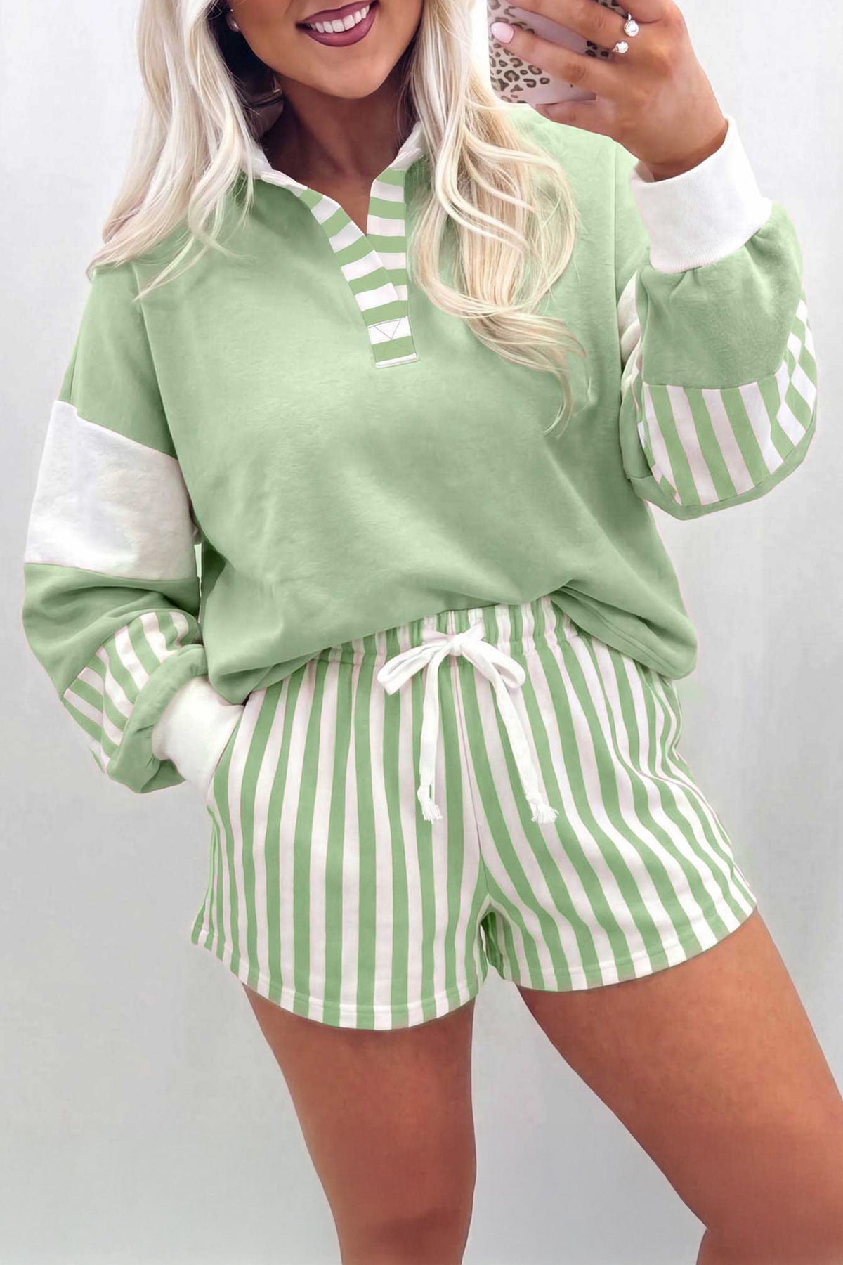Coronado Striped Shorts Set