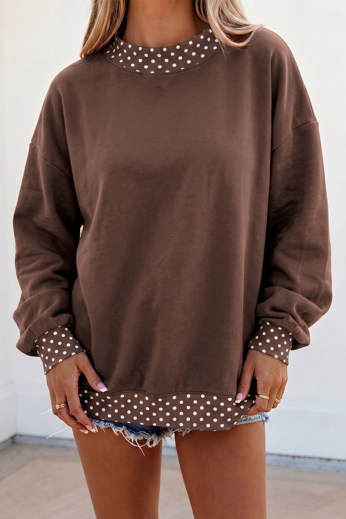 Georgia Polka-Dot Sweatshirt