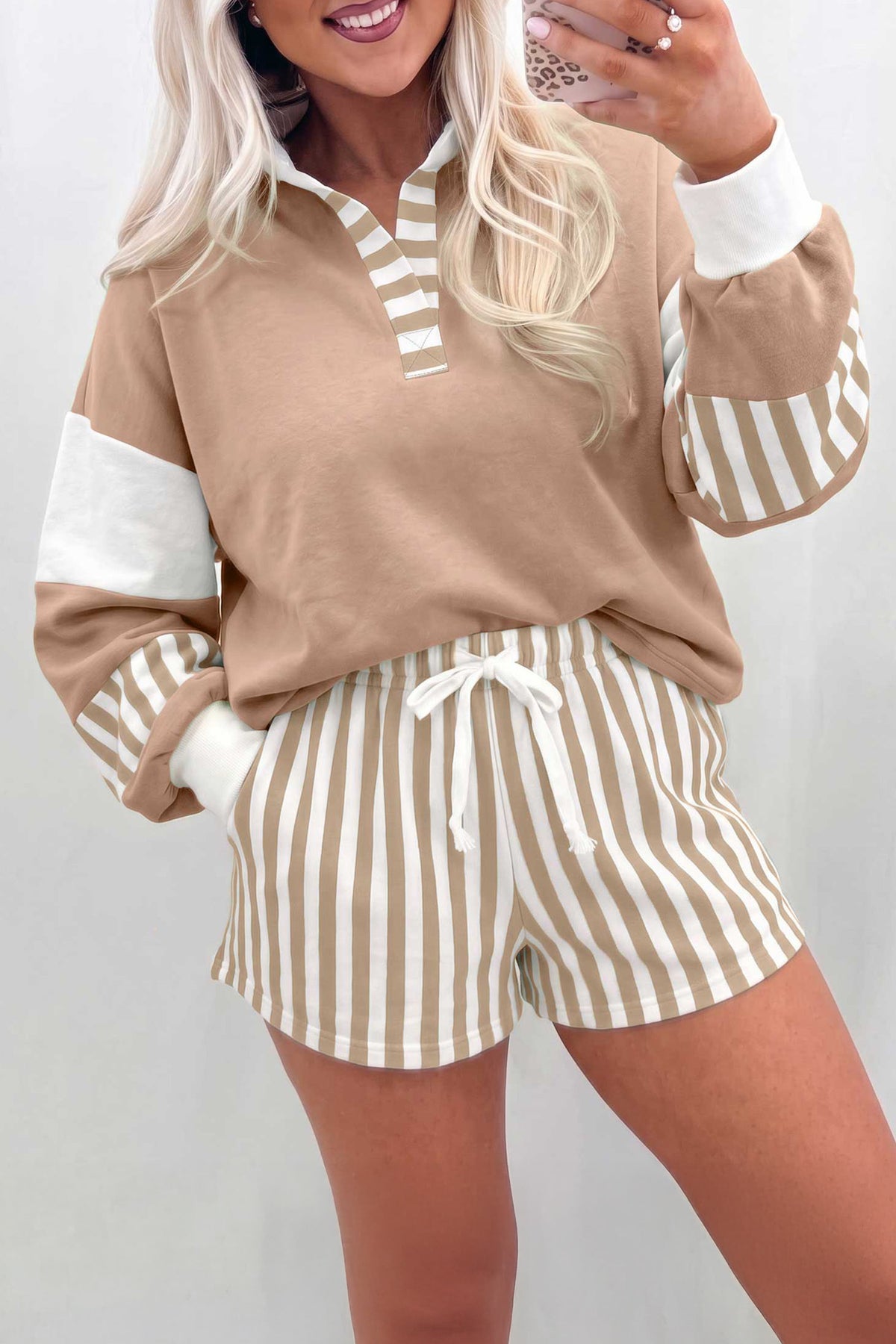 Coronado Striped Shorts Set