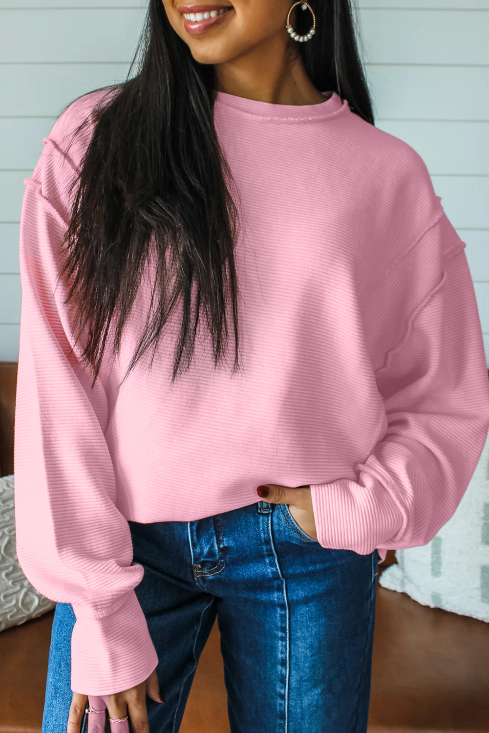 Mira Ribbed Pullover