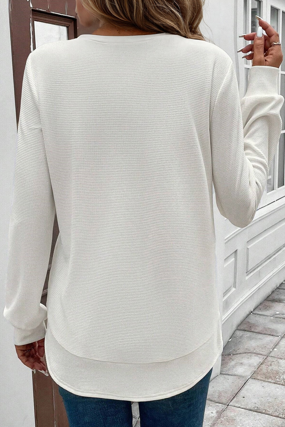 Amber Waffle Top