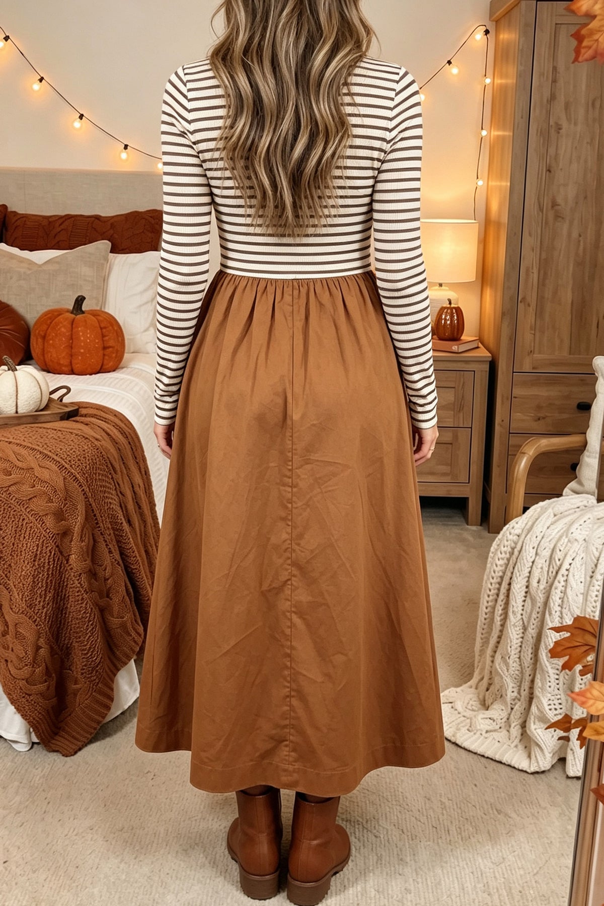 Iris Stripe Dress