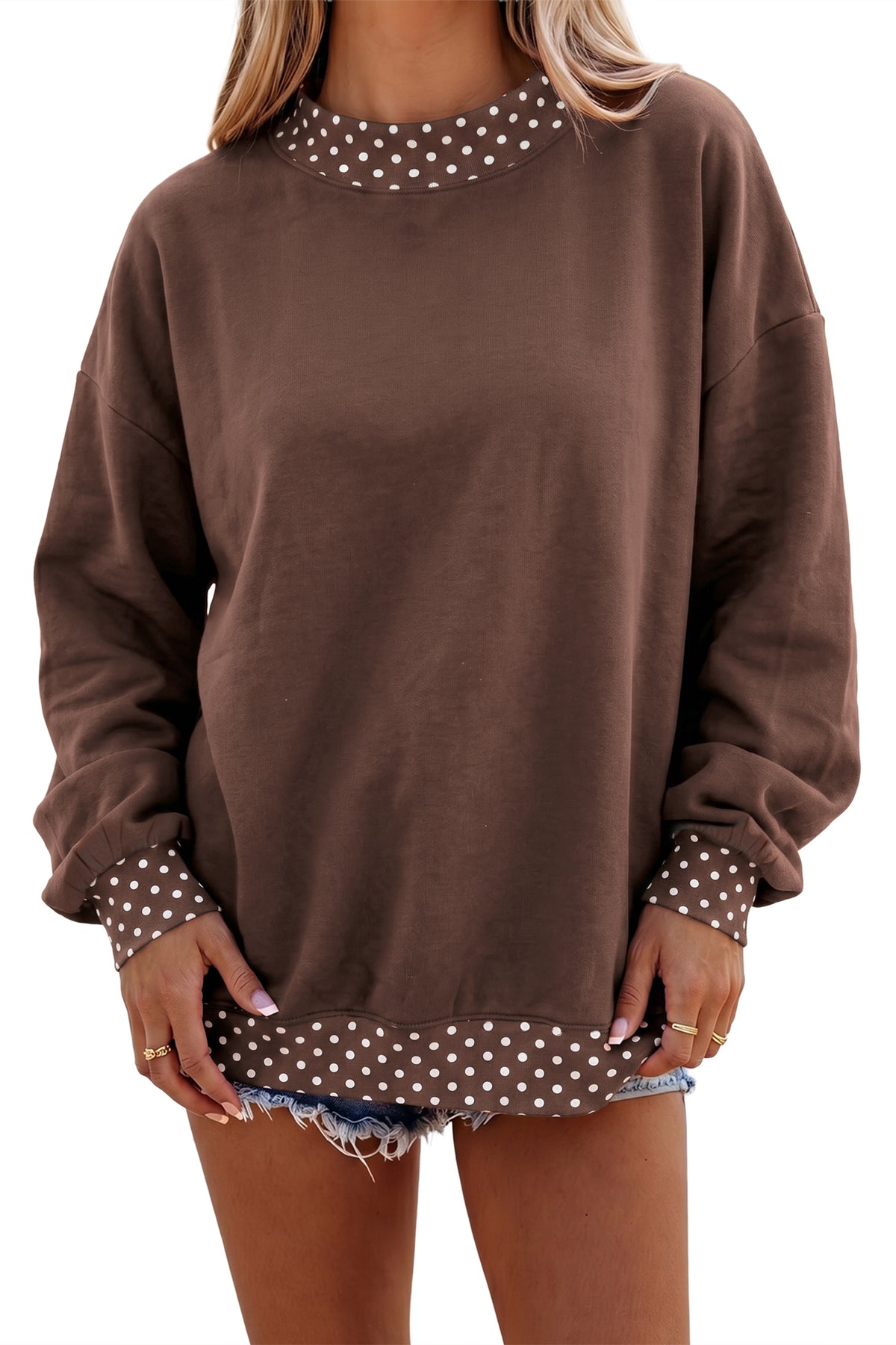 Georgia Polka-Dot Sweatshirt