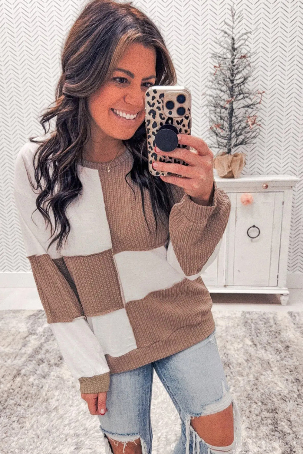 Autumn Colorblock Sweater
