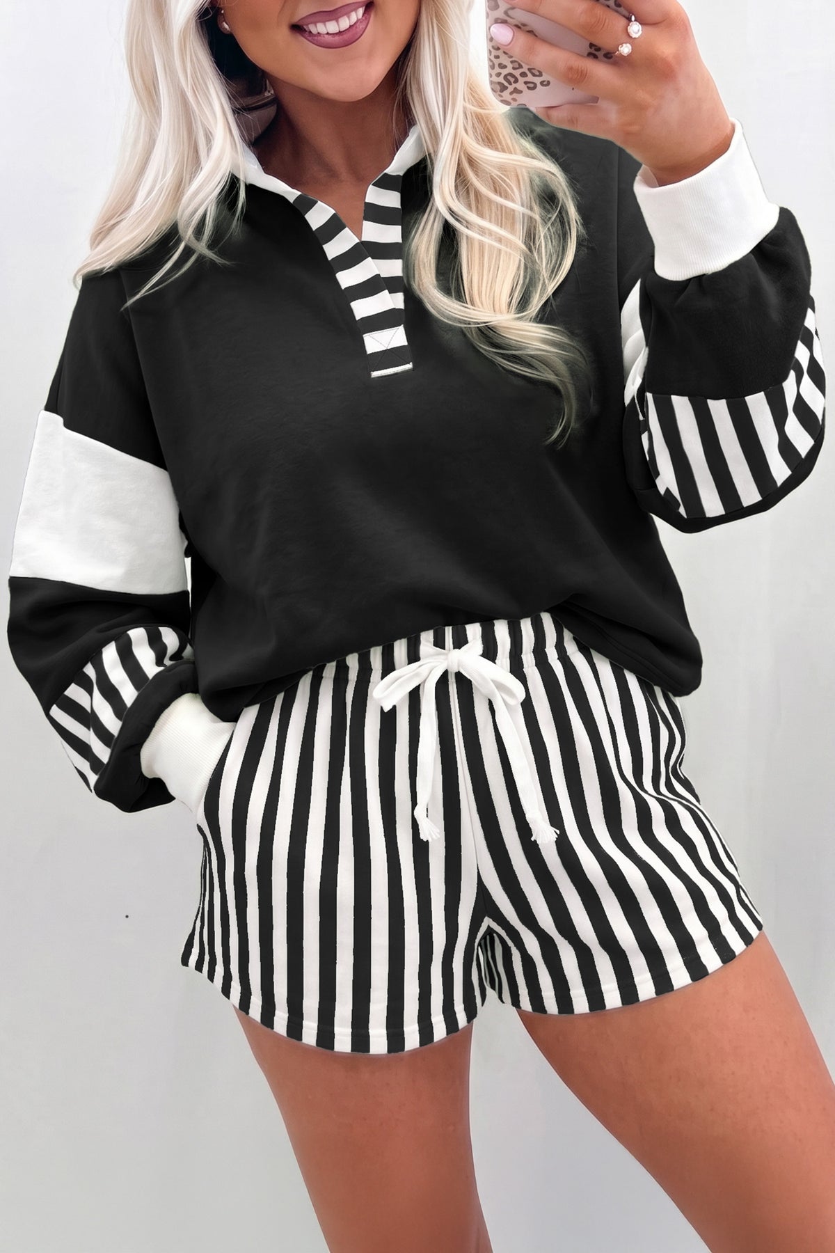 Coronado Striped Shorts Set