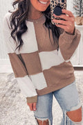 Autumn Colorblock Sweater