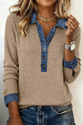 Olive Polo Top