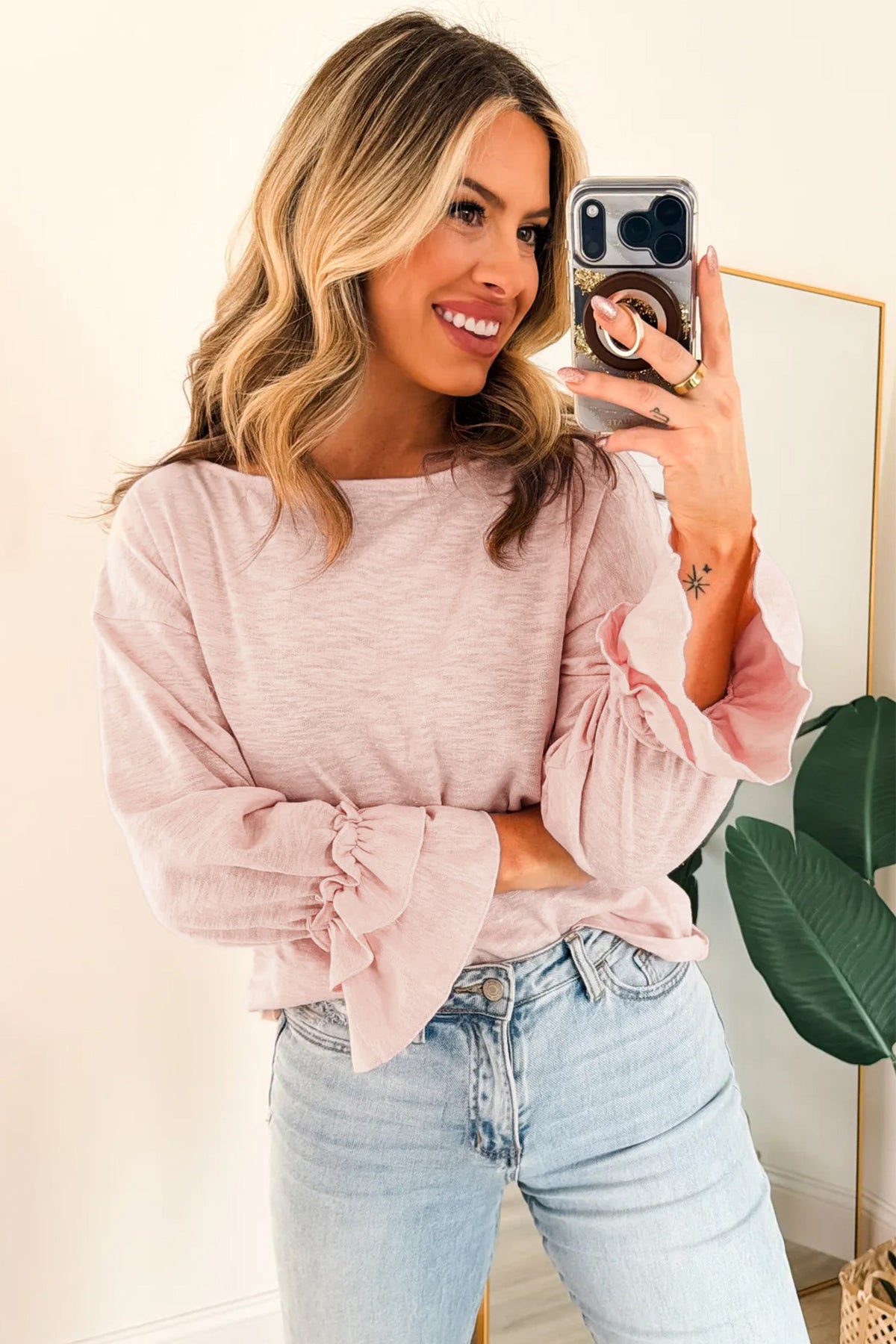 Laurel Ruffle Top