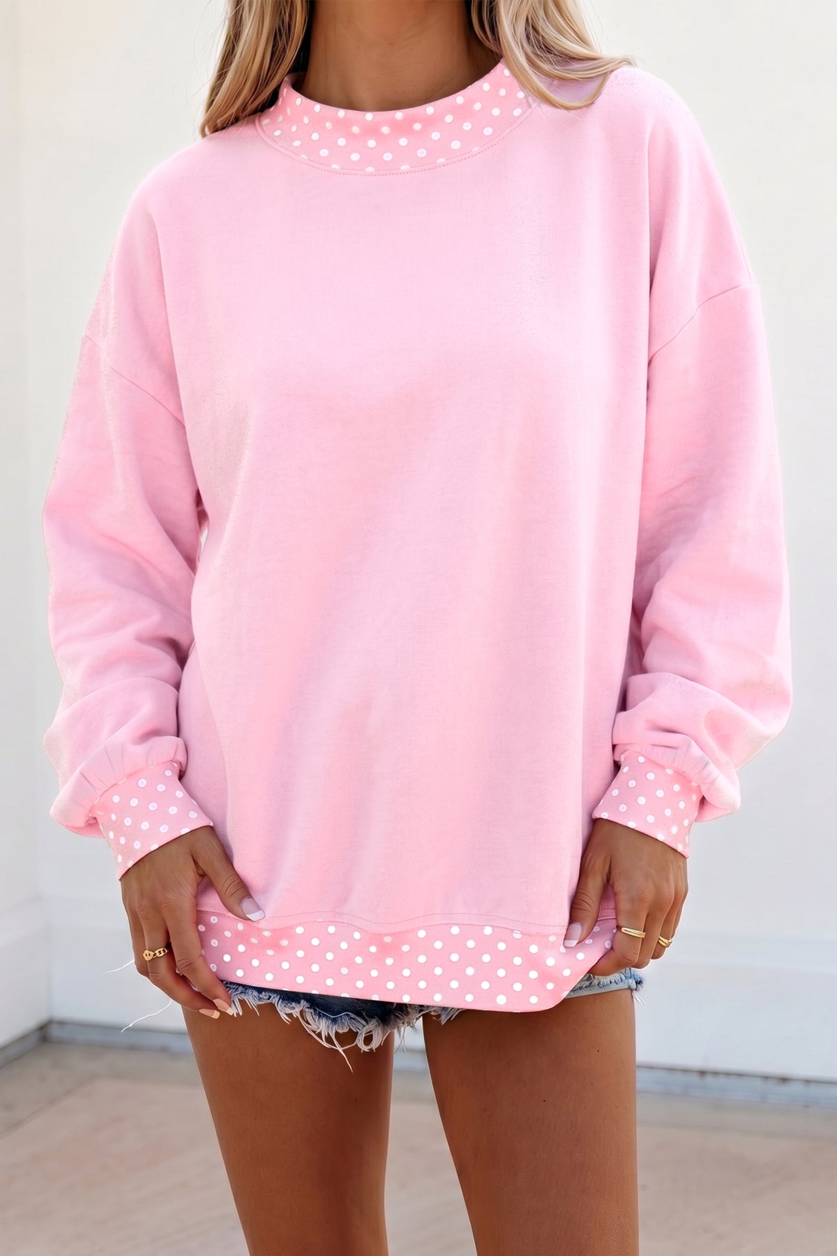 Georgia Polka-Dot Sweatshirt