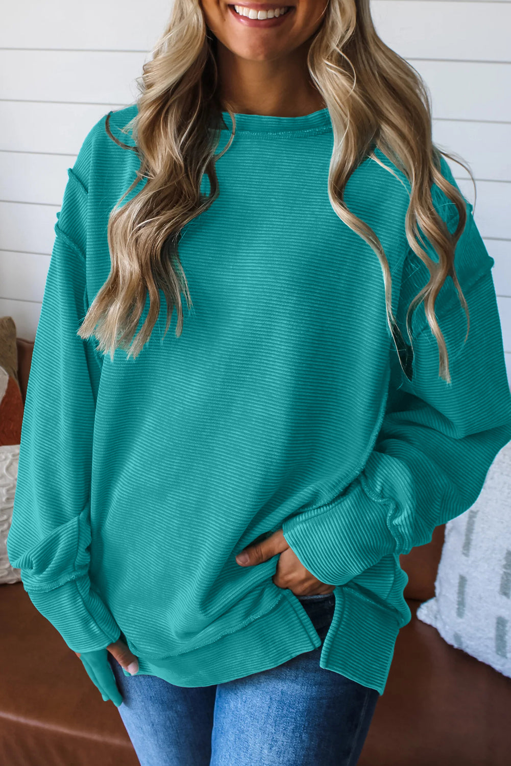 Mira Ribbed Pullover