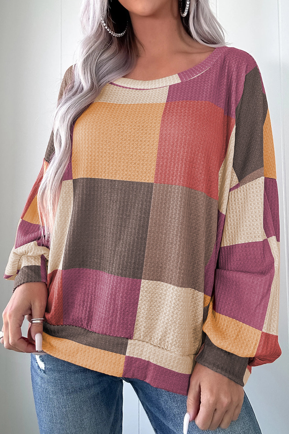 Hazel Checkered Top