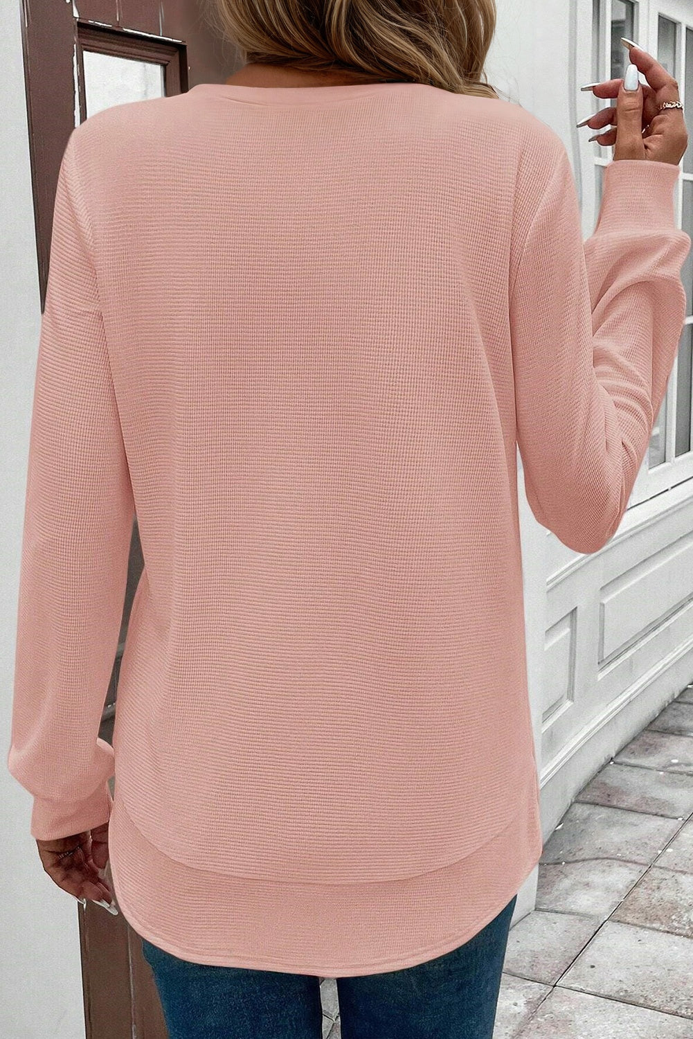 Amber Waffle Top