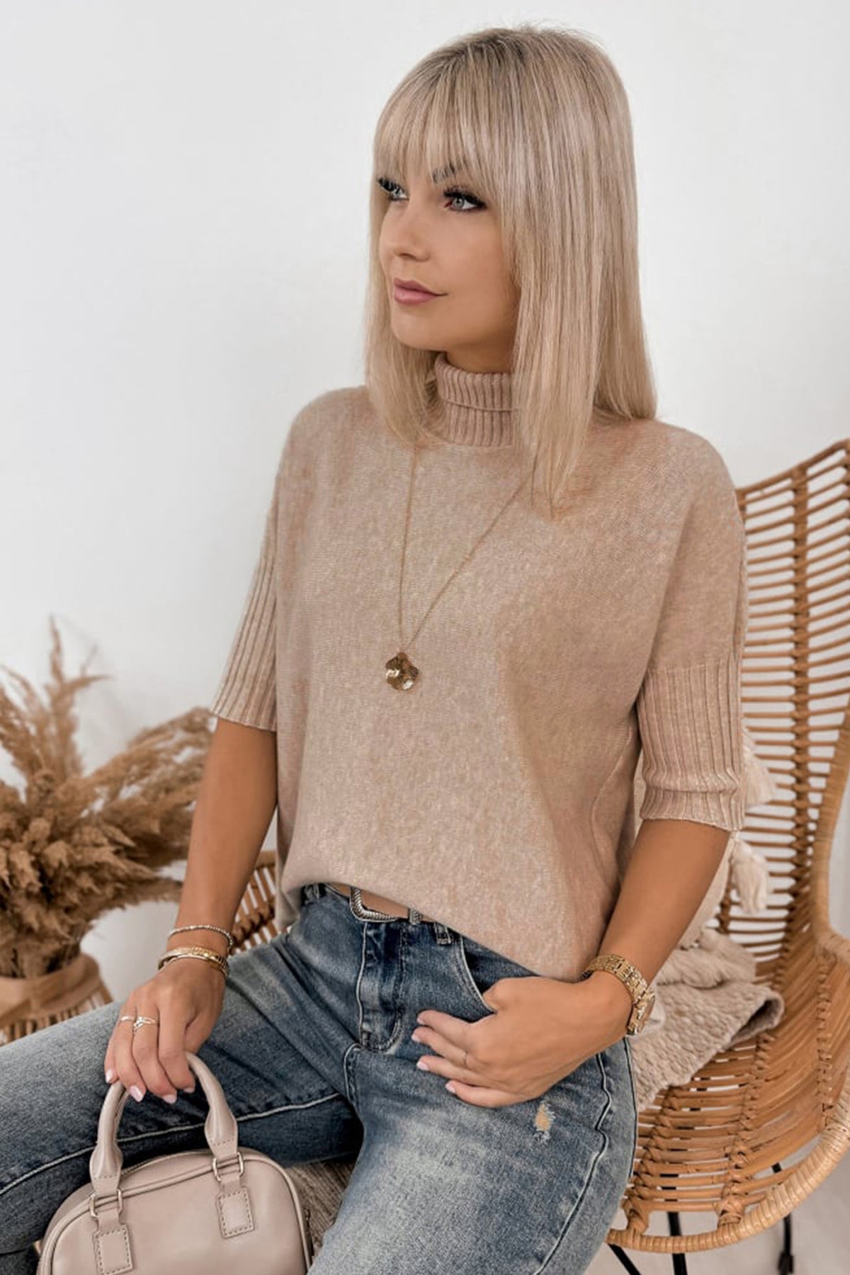 Jane Short-Sleeve Sweater