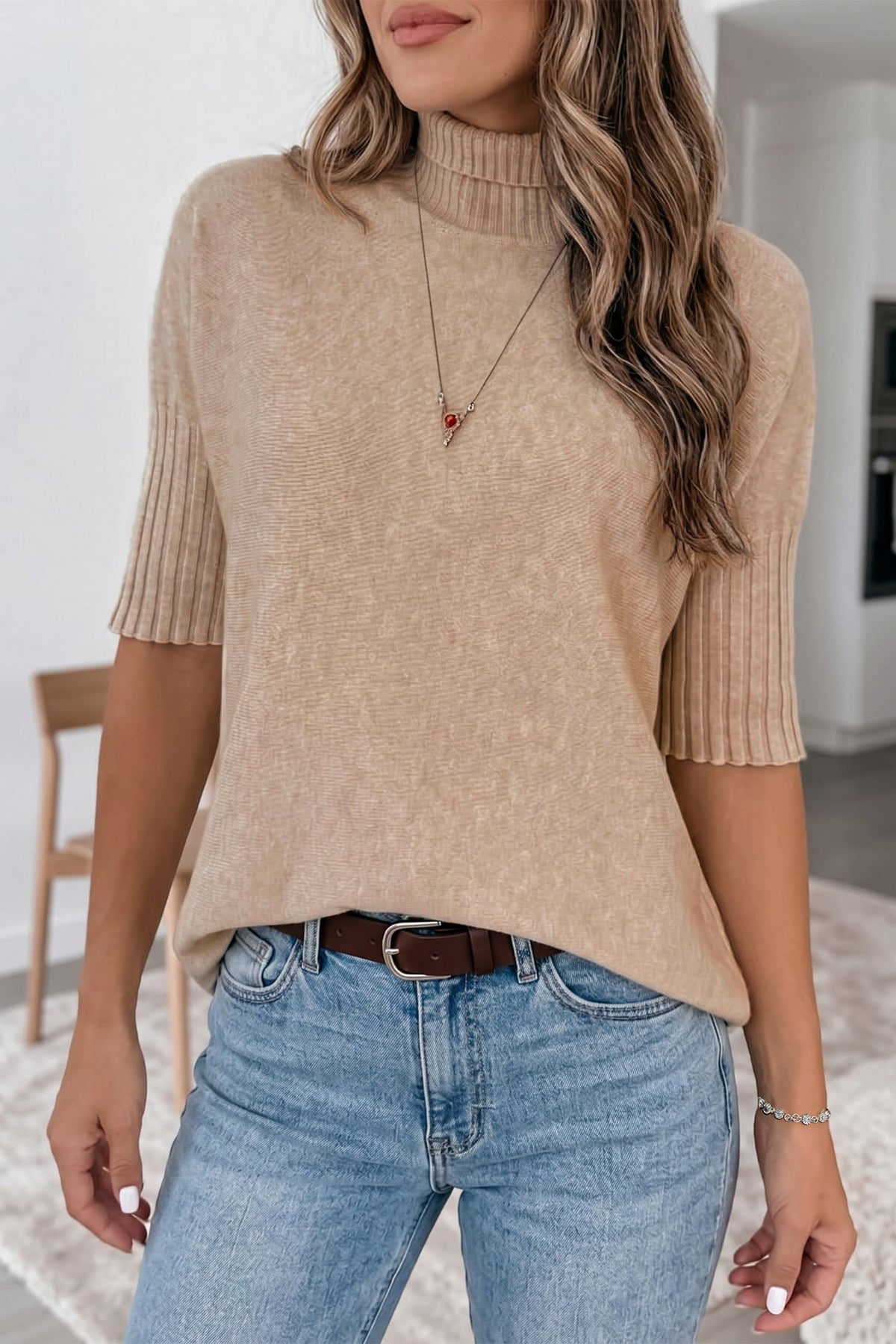 Jane Short-Sleeve Sweater